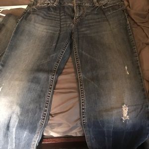 Silver jeans, worn once